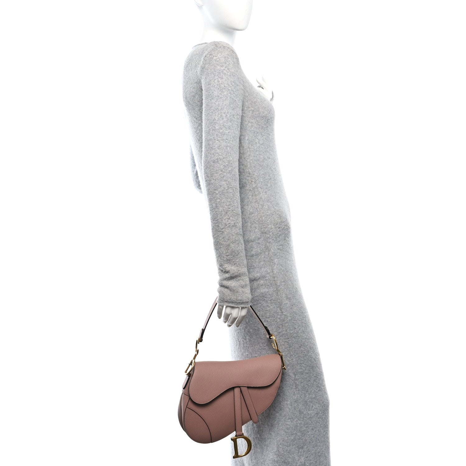 Christian Dior Grained Calfskin Saddle Bag Fard 2 of 11
