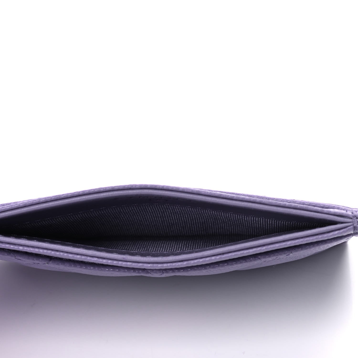 Chanel Caviar Quilted Card Holder Purple 4 of 9