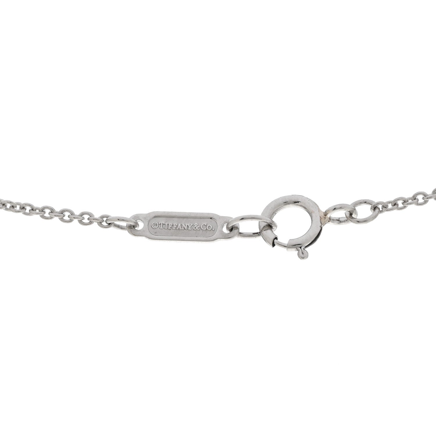 Tiffany Platinum Diamond Paper Flowers Pave Pendant Necklace 5 of 5