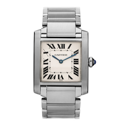 Cartier Stainless Steel 25mm Tank Francaise Quartz Watch 1 of 5