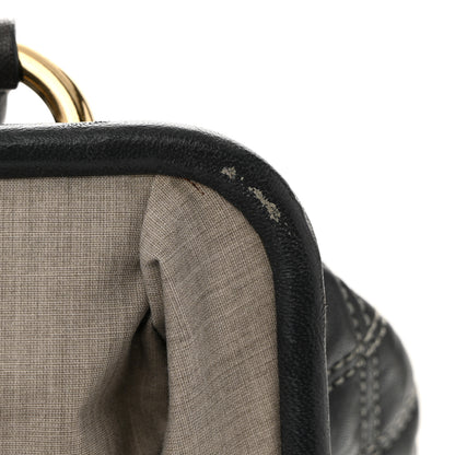 Marc Jacobs Calfskin Quilted Stam Dark Grey 13 of 13