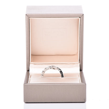 Bulgari 18K White Gold Diamond Serpenti Viper Pave Ring L 6 of 6