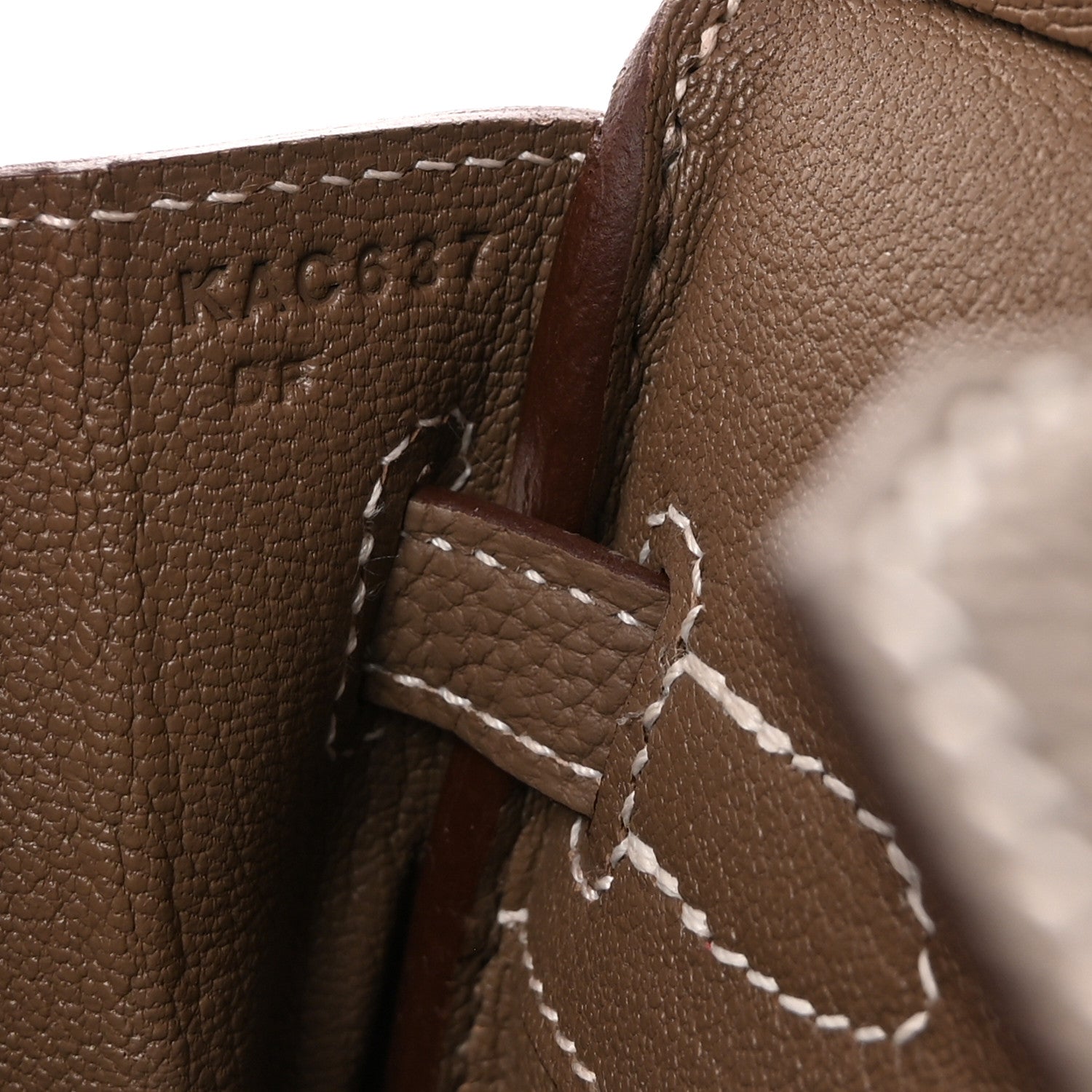 Hermes Togo Birkin 25 Etoupe 7 of 11