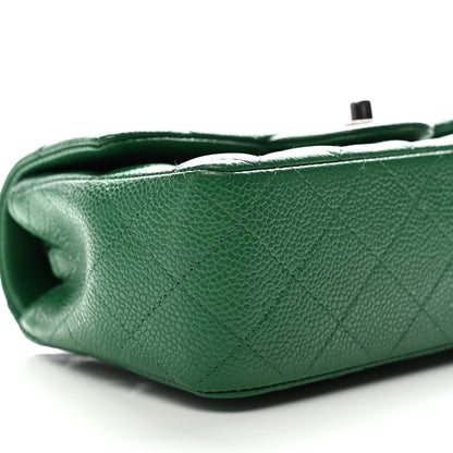Chanel Caviar Quilted Mini Rectangular Flap Green 9 of 10