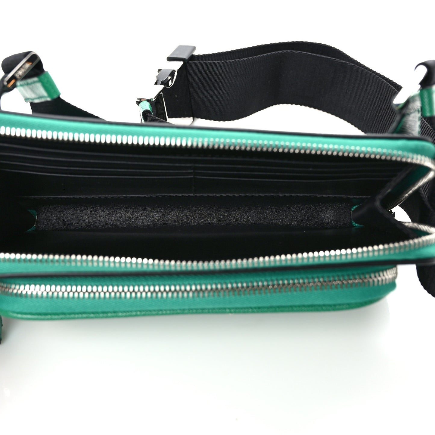 Saffiano Travel Double Zip Belt Bag Mango