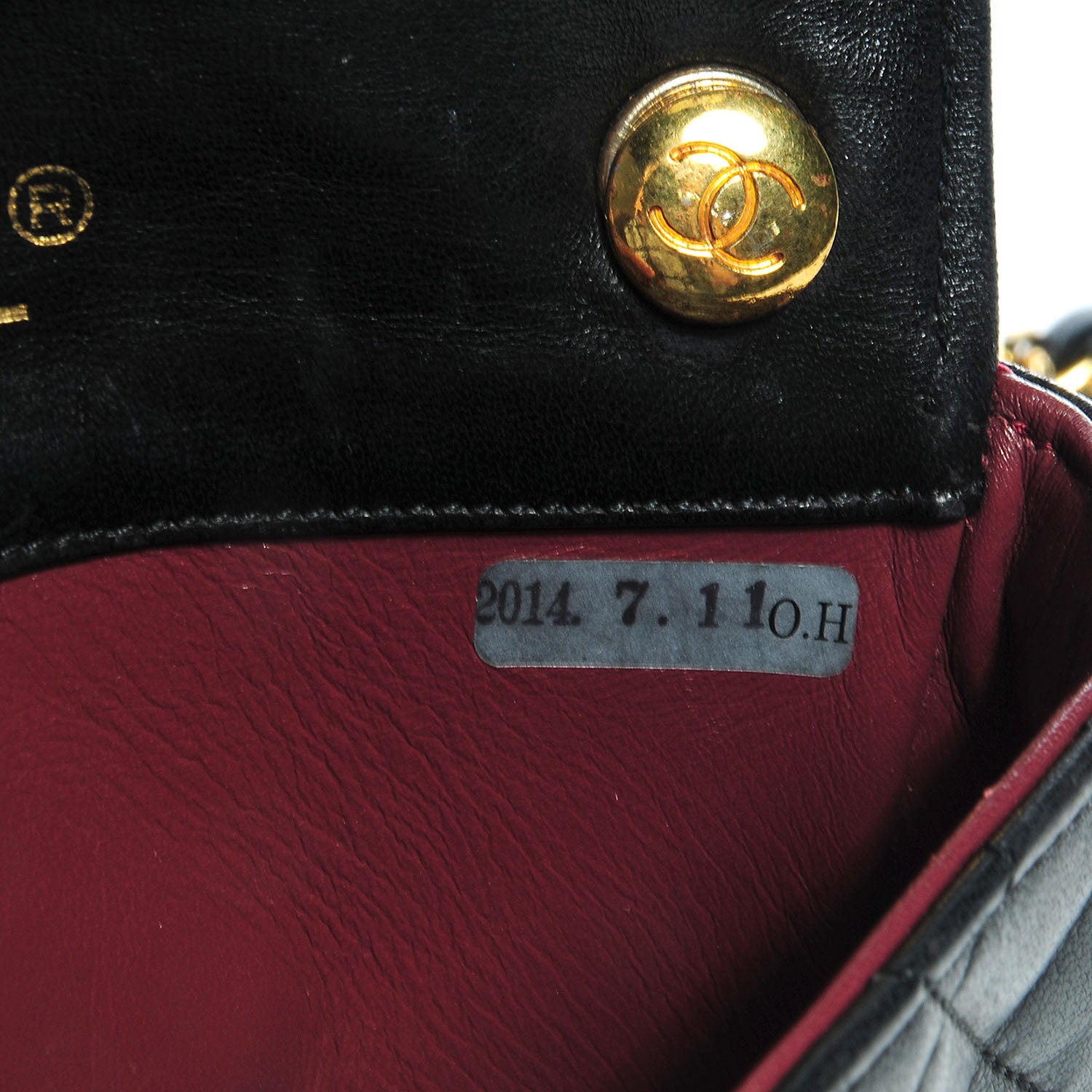 Chanel Lambskin Mini Flap Black 9 of 9