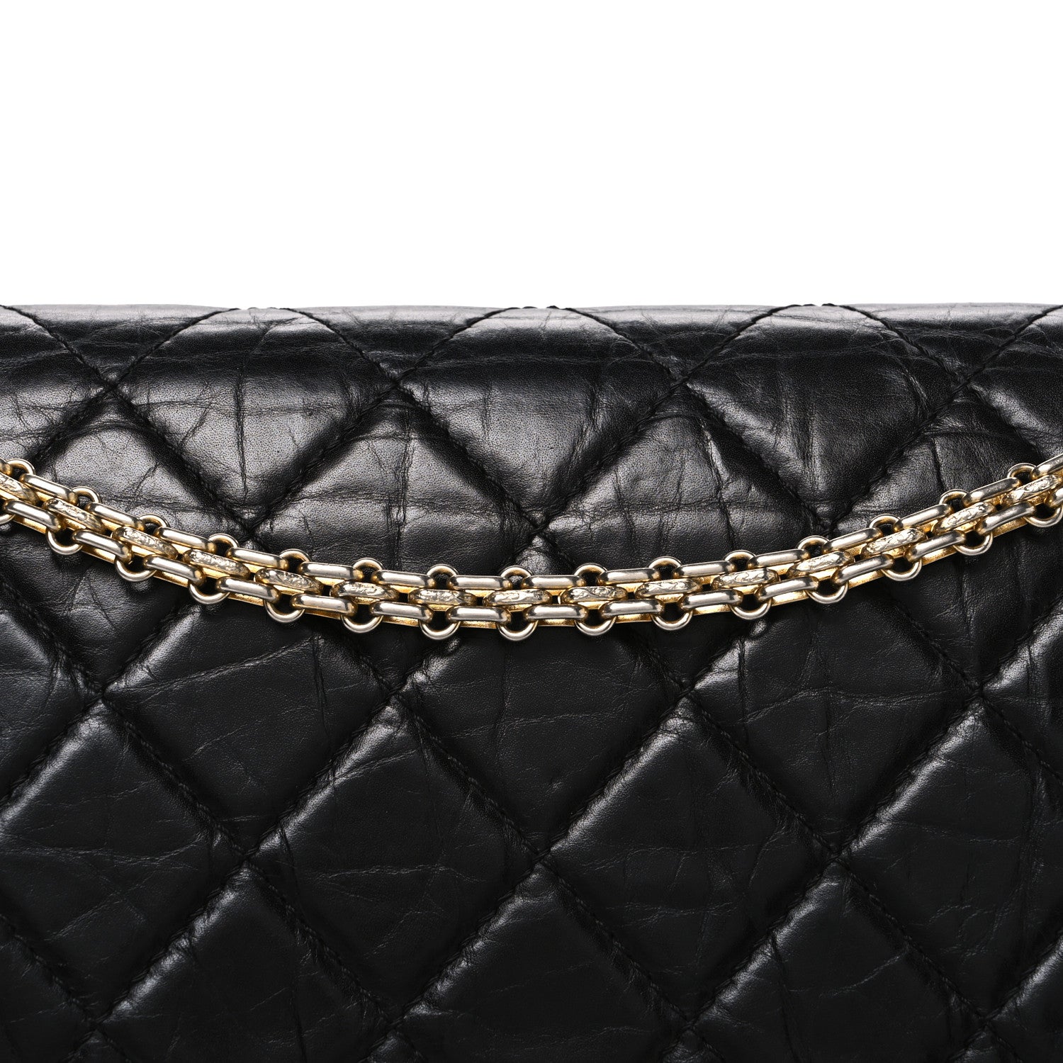 Chanel Aged Calfskin Quilted 2.55 Reissue 227 Flap Black 8 of 10