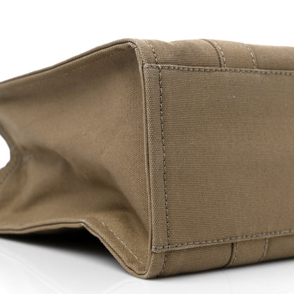 Marc Jacobs Cotton Canvas Medium The Traveler Tote Bag Slate Green 6 of 7