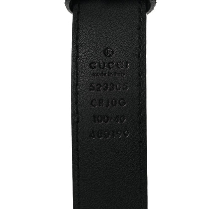Gucci Calfskin Icaro Square G 25mm Belt 100 40 Black 8 of 12