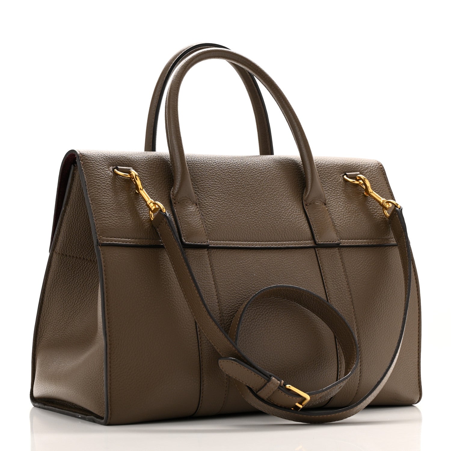 Mulberry Soft Grain Calfskin Bayswater Taupe 3 of 13