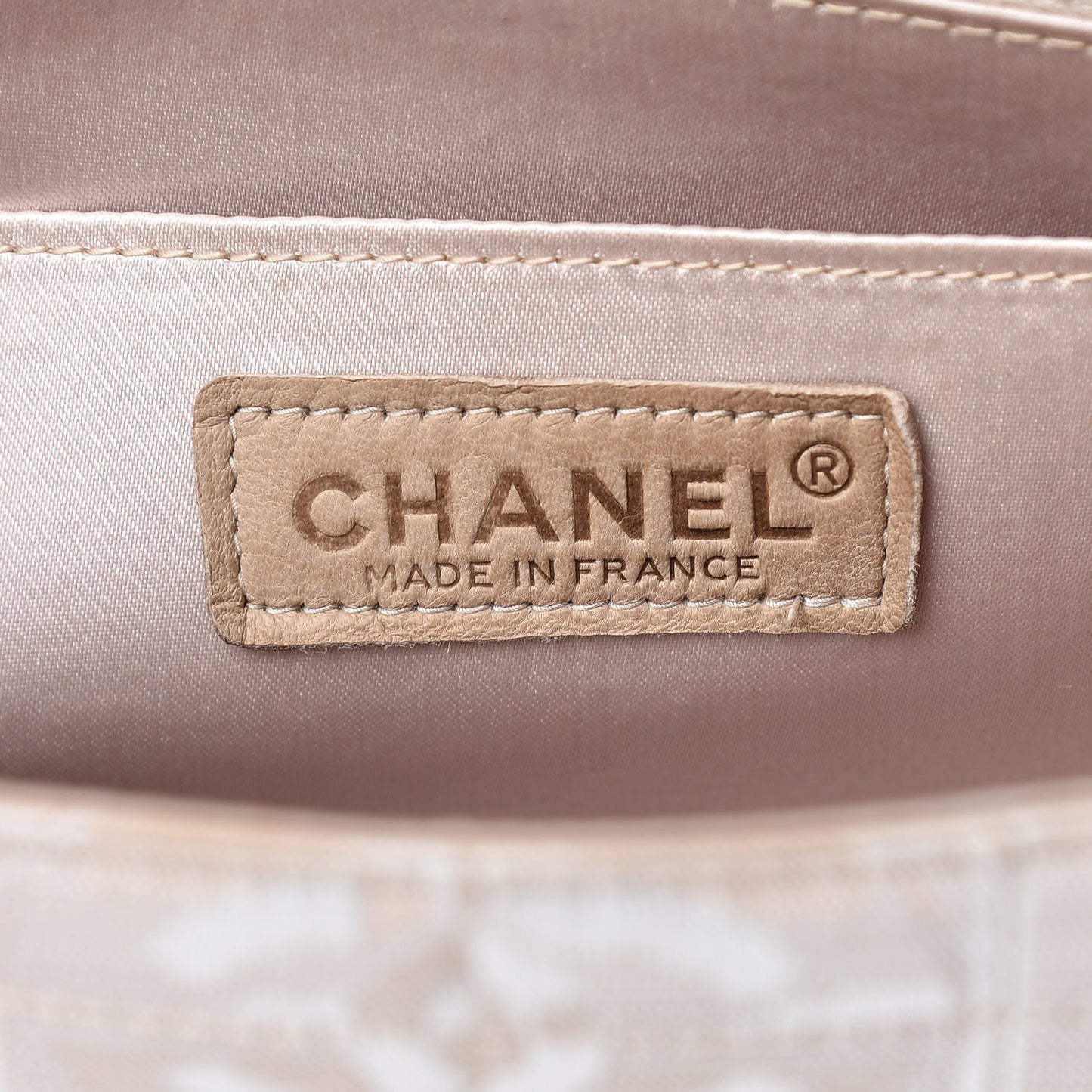Nylon Medium Travel Flap Light Beige