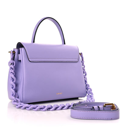 Versace Grained Calfskin Medium La Medusa Bag Lilac 3 of 8