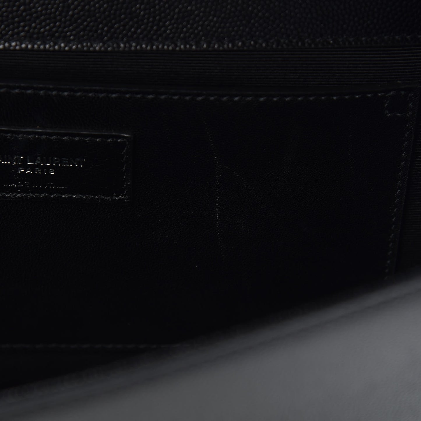 Grain De Poudre Large Classic Monogram Kate Satchel Black