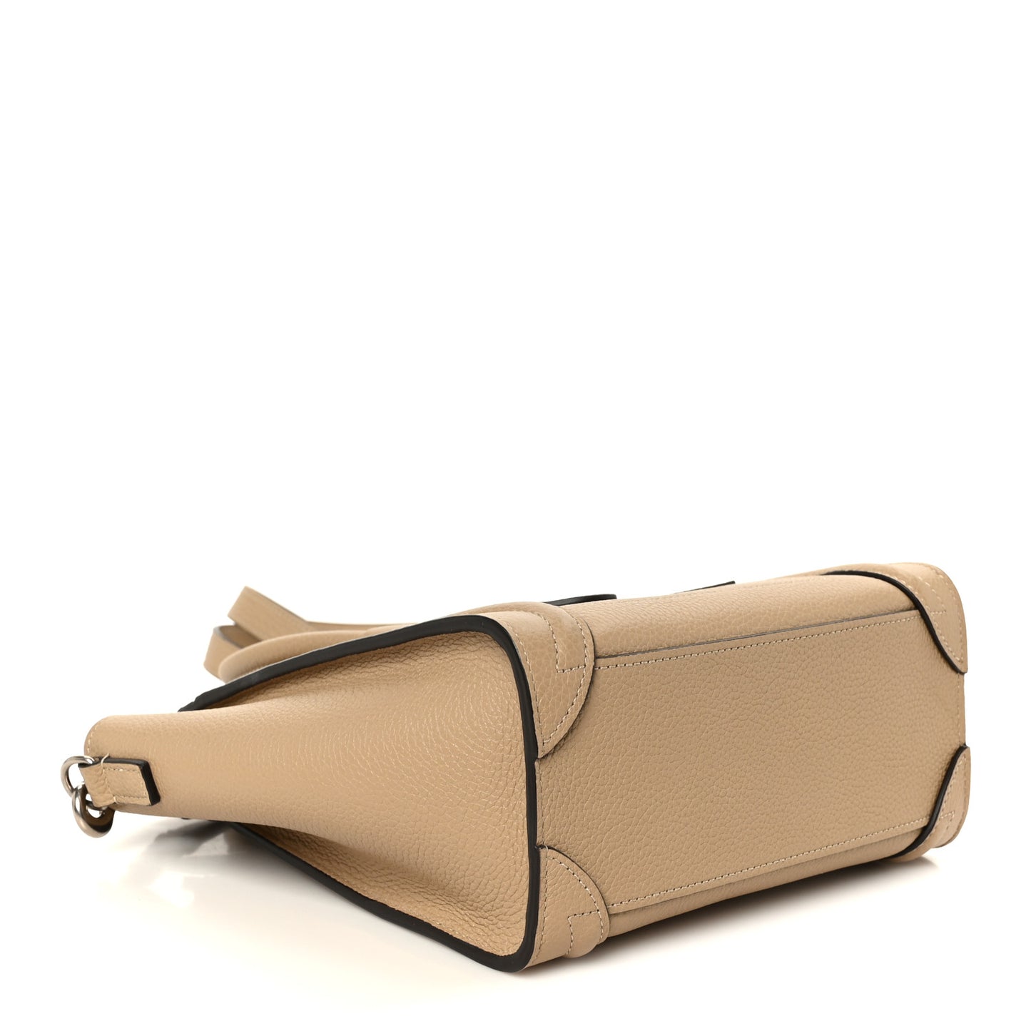 Drummed Calfskin Nano Luggage Dune