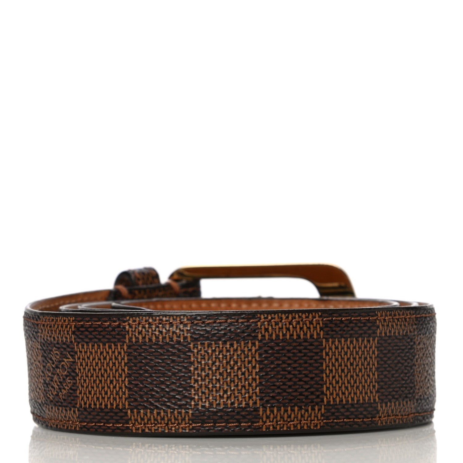 Louis Vuitton Damier Ebene 30mm Ellipse Belt 90 36 3 of 16