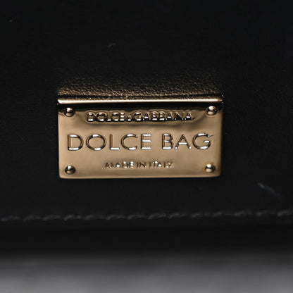 Dolce & Gabbana Velvet Snakeskin Leopard Floral Box Bag Black Multicolor 6 of 12