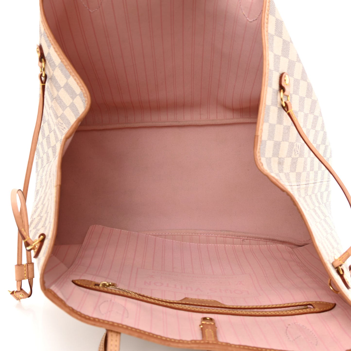 Damier Azur Neo Neverfull GM Rose Ballerine