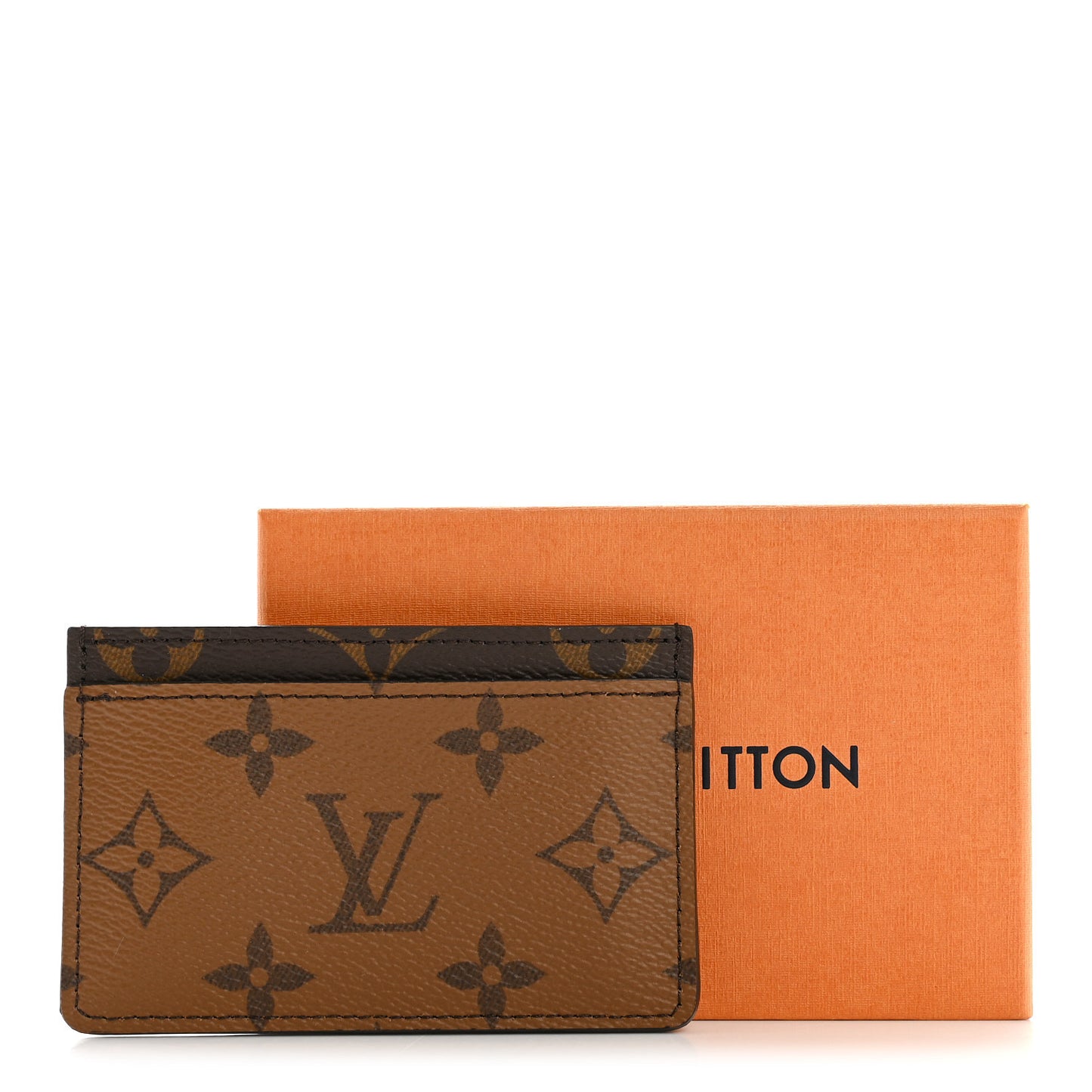 Reverse Monogram Card Holder