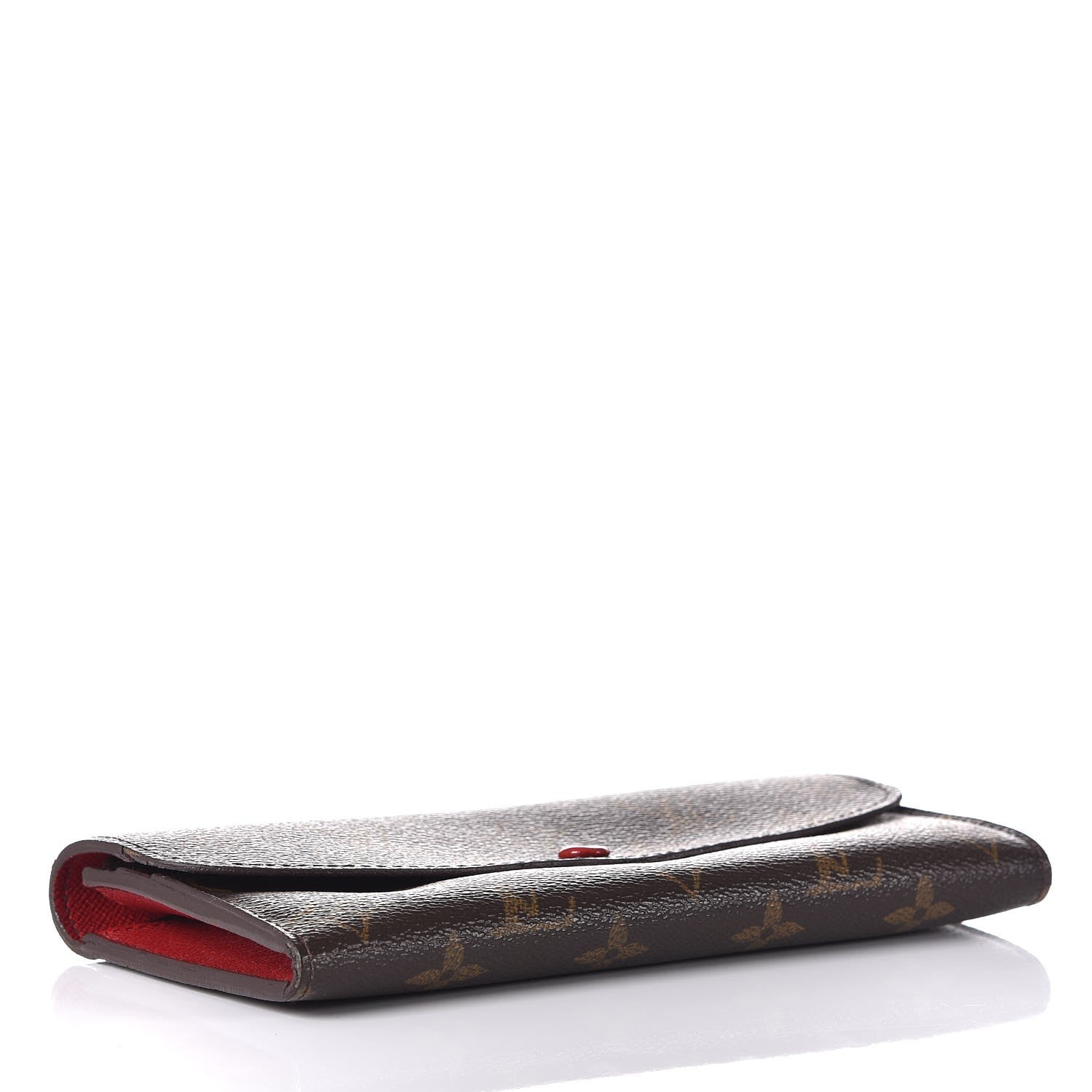 Louis Vuitton Monogram Emilie Wallet Red 4 of 12