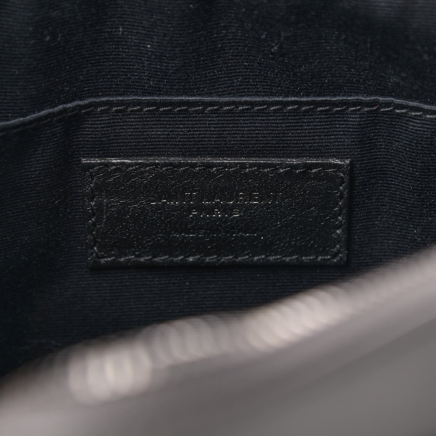 Saint Laurent Calfskin Matelasse Monogram Lou Camera Bag Asphalt 6 of 9