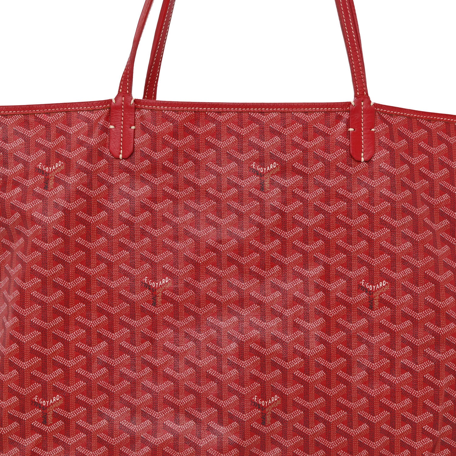 Goyard Goyardine Saint Louis GM Red 9 of 13