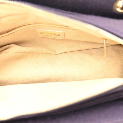 Chanel Jersey Quilted CC Chocolate Bar Bag Purple 5 of 13