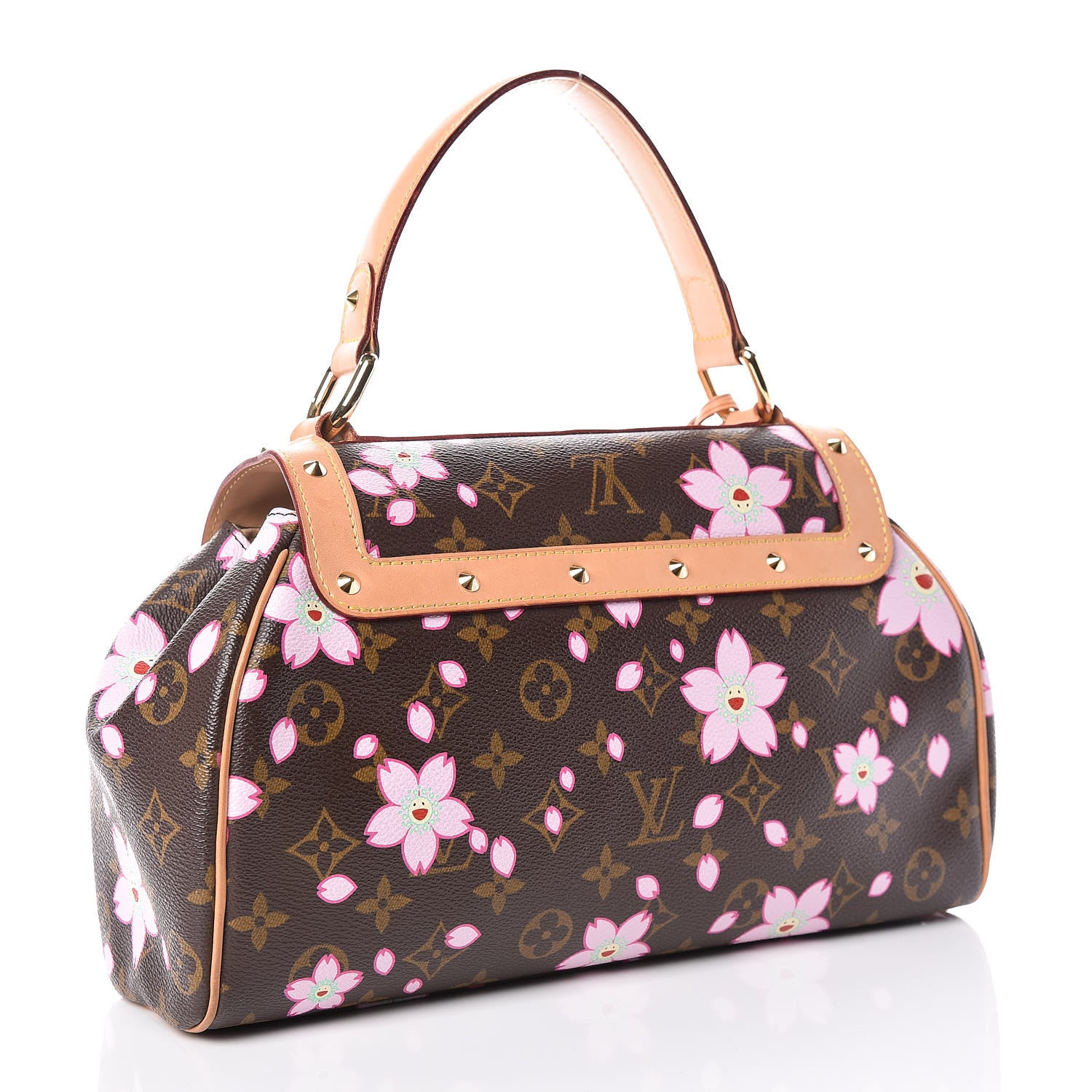 Louis Vuitton Monogram Cherry Blossom Sac Retro Bag Brown 3 of 20