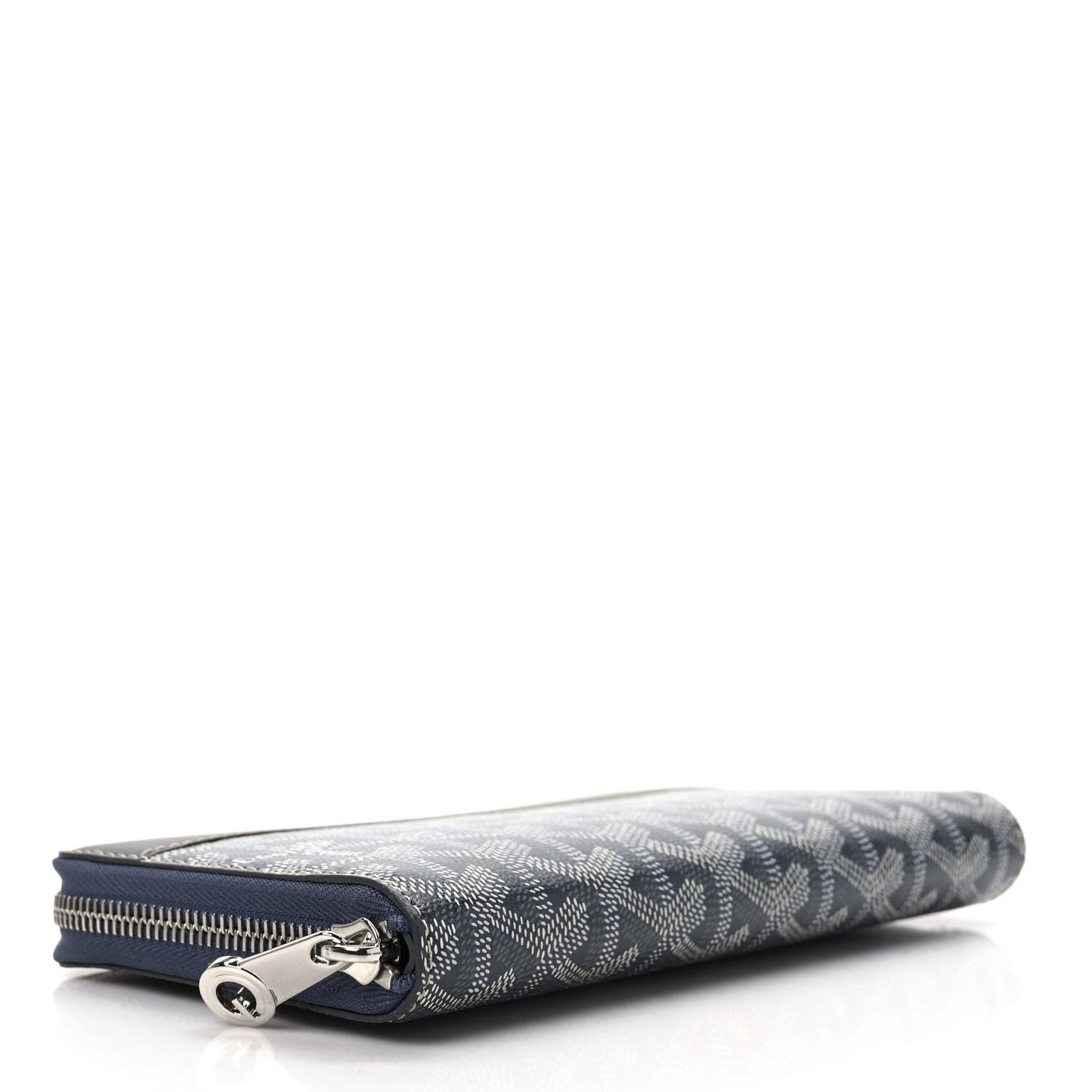 Goyardine Matignon Zip Around GM Wallet Grey