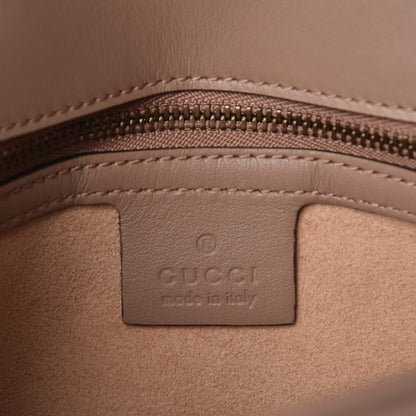 Gucci Calfskin Matelasse Small GG Marmont Shoulder Bag Porcelain Rose 6 of 9