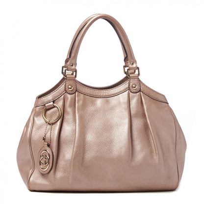 Gucci Metallic Calfskin Medium Sukey Tote Pink 1 of 8