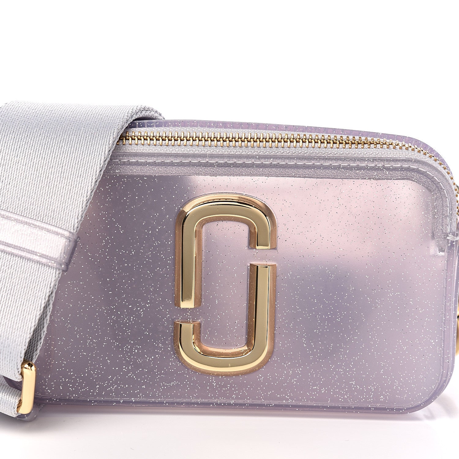Marc Jacobs Jelly Glitter Small Snapshot Camera Bag Silver Multi 11 of 11
