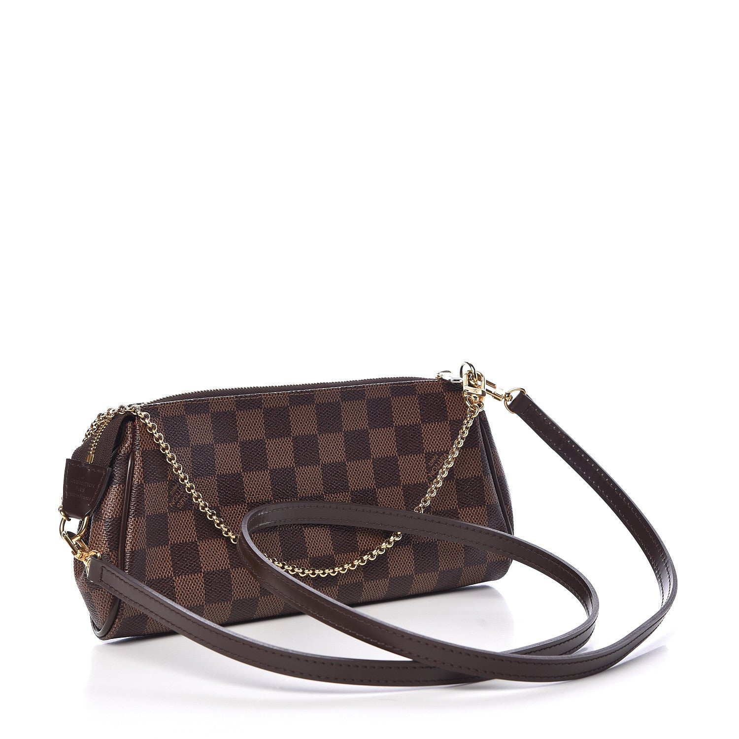 Louis Vuitton Damier Ebene Eva Clutch 3 of 11