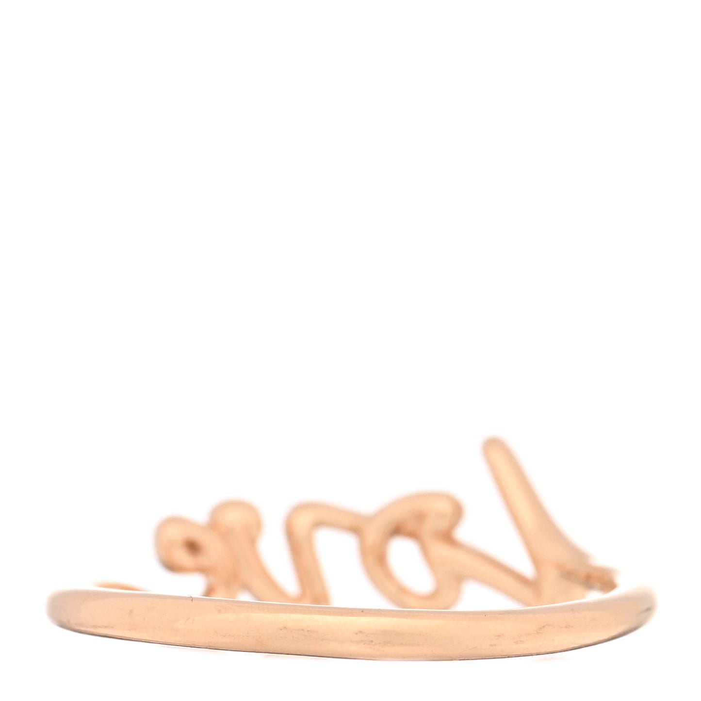 18K Rose Gold Mini Paloma's Graffiti Love Ring 54 7