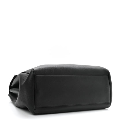 Celine Grained Calfskin Large Soft 16 Bag Black 4 of 9