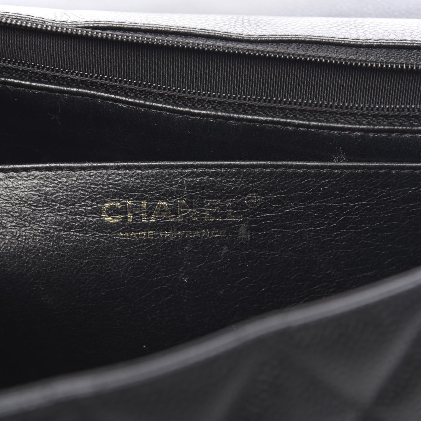 Caviar Quilted Jumbo Single Flap Black