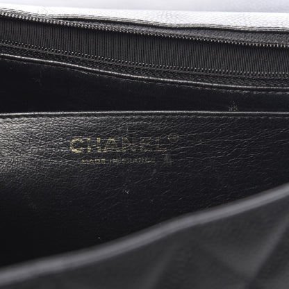 Chanel Caviar Quilted Jumbo Single Flap Black 6 of 12