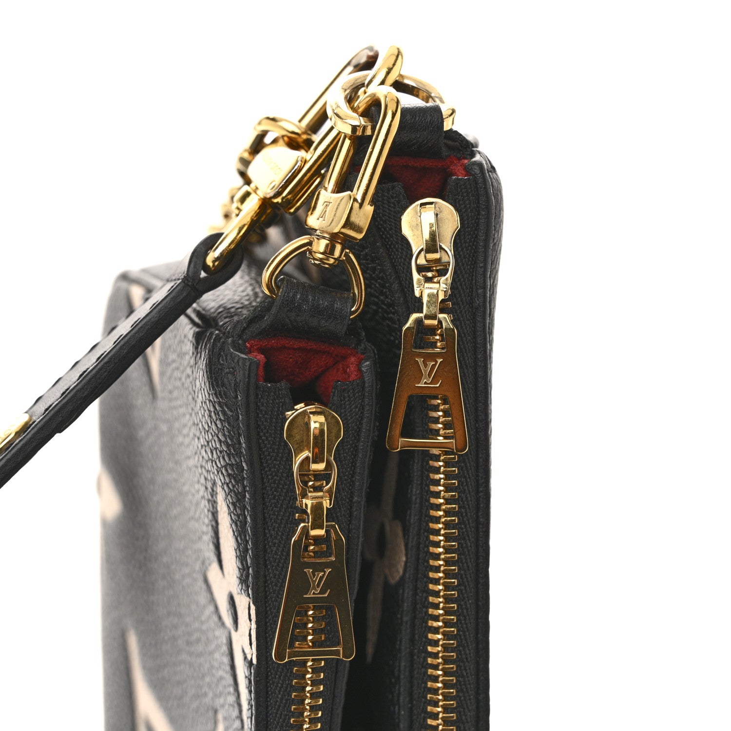 Louis Vuitton Empreinte Monogram Giant Multi Pochette Accessories Black Beige 11 of 15