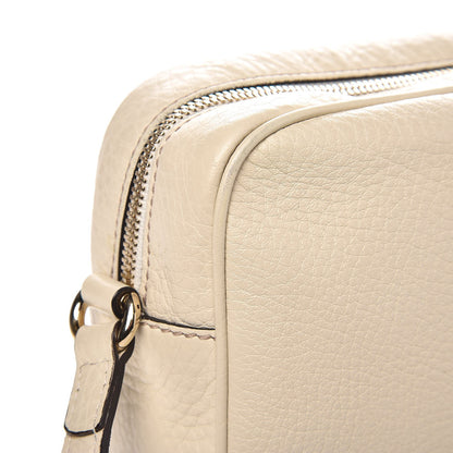 Gucci Pebbled Calfskin Small Soho Disco Bag Off White 10 of 10