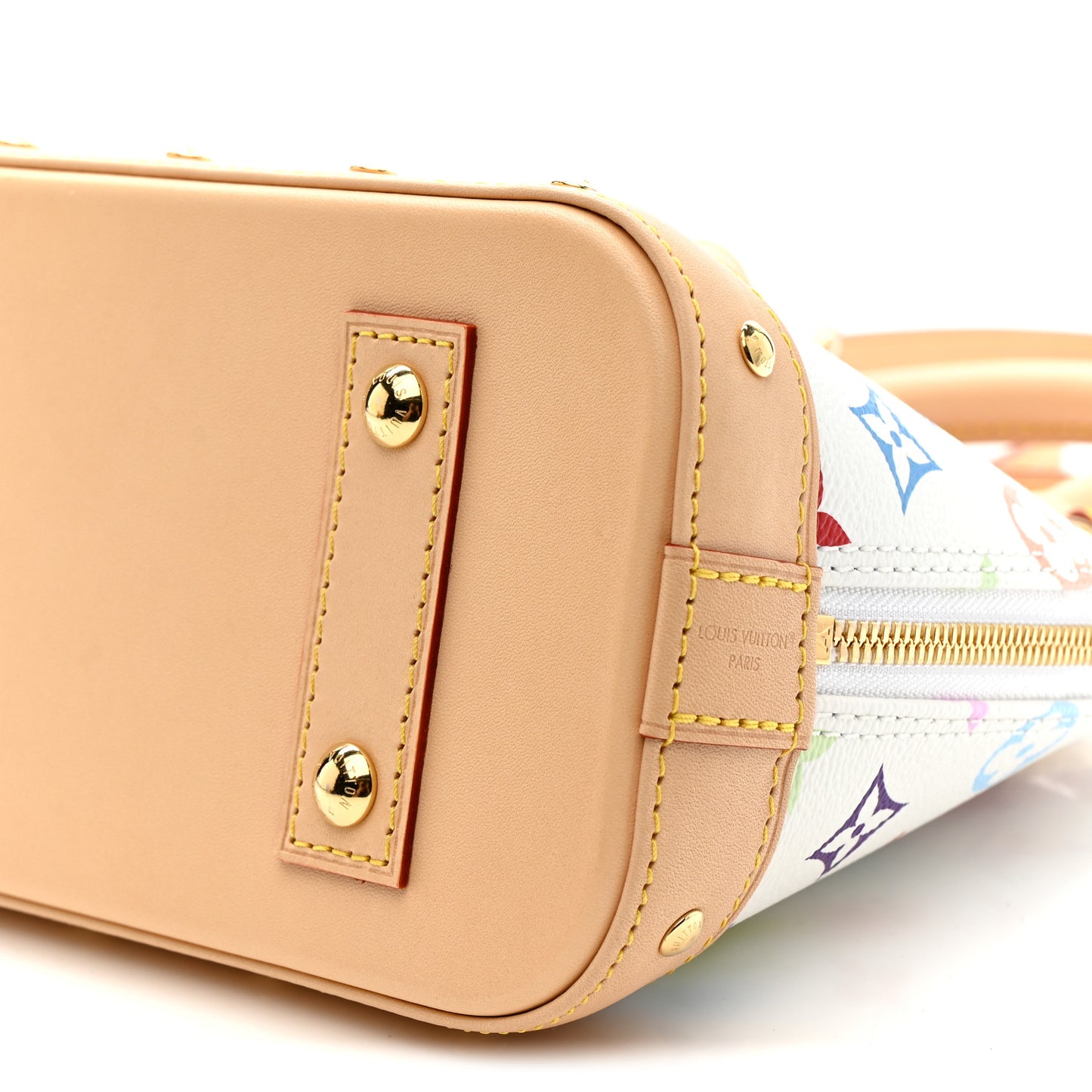 LV x TM Monogram Multicolor Alma BB White