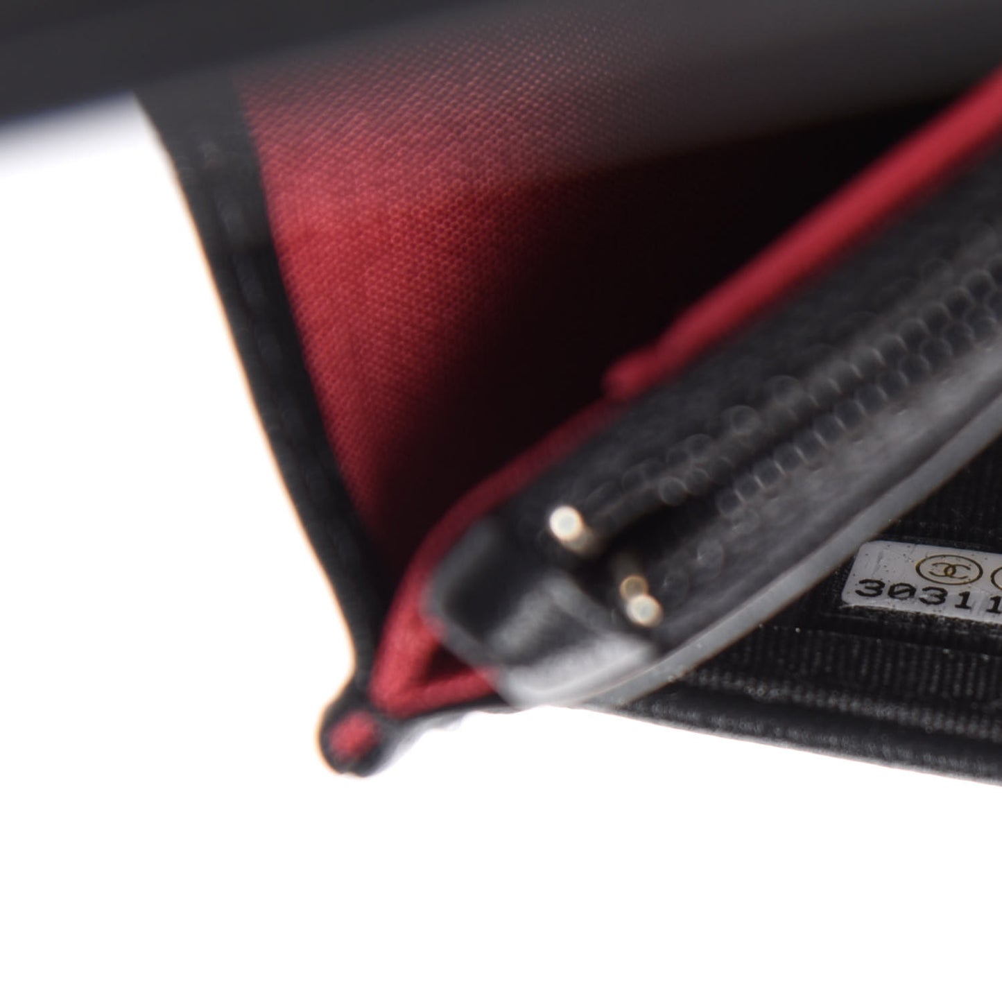 Goatskin Quilted Chanel 19 Wallet On Chain WOC Black