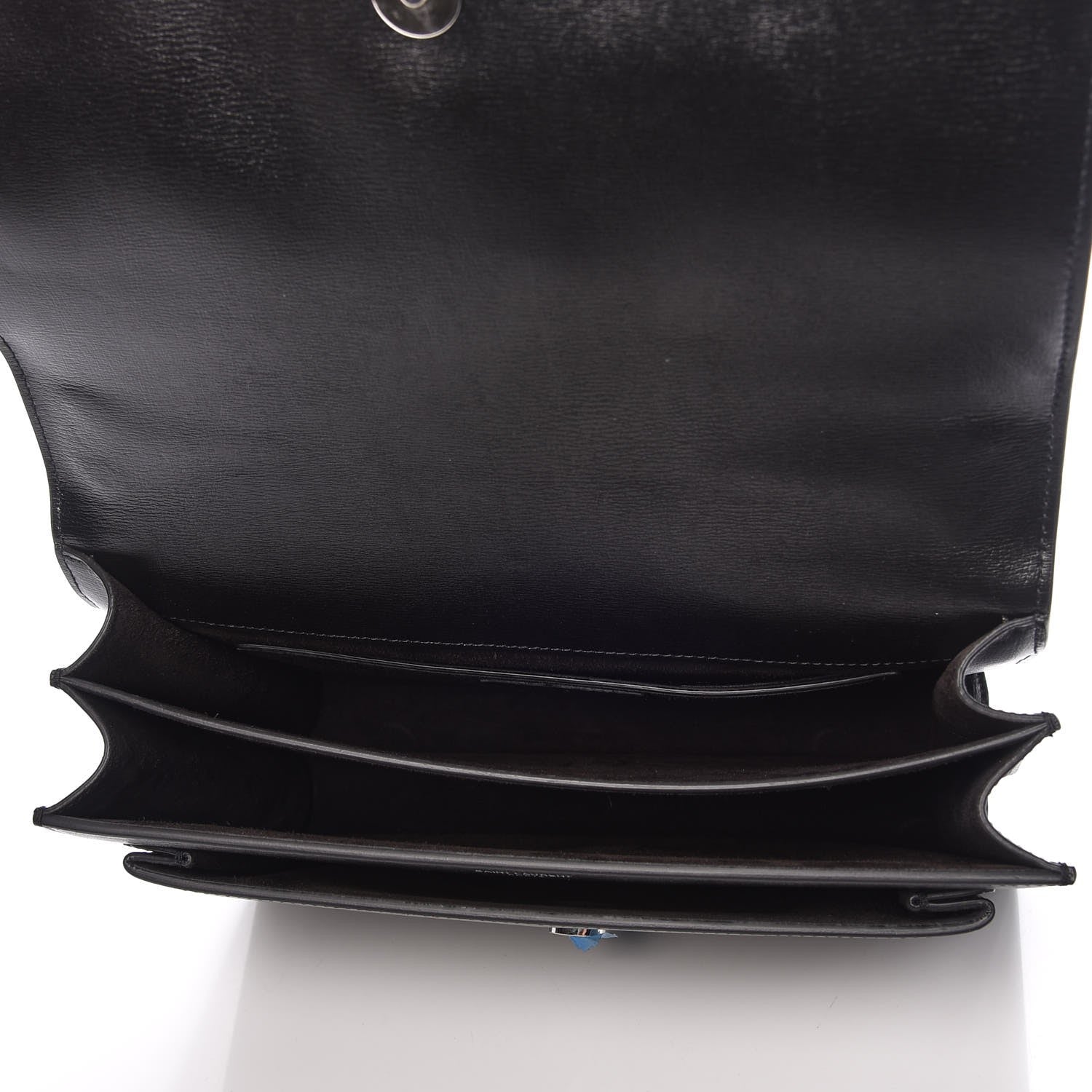 Saint Laurent Calfskin Large Monogram Sunset Black 5 of 8