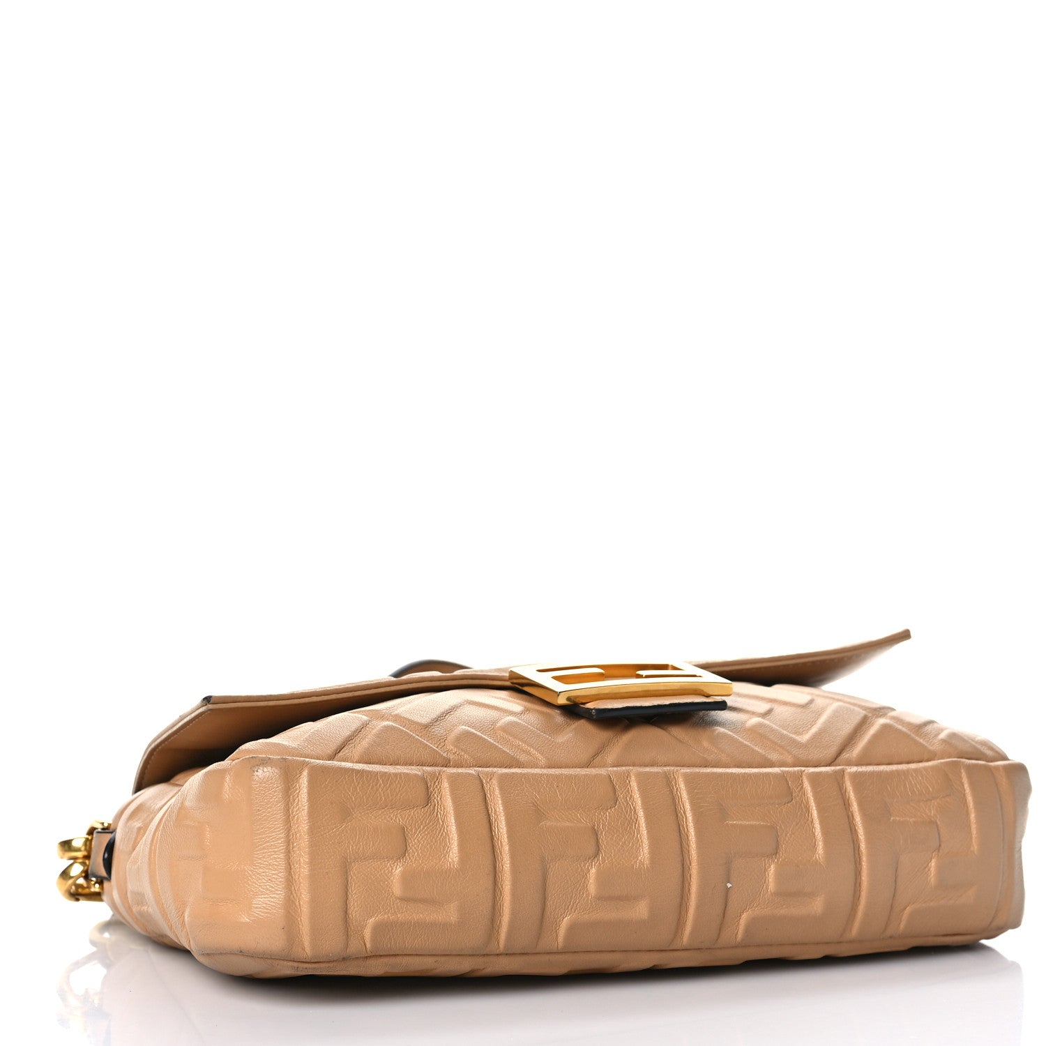 Fendi Nappa FF 1974 Embossed Baguette Durian 4 of 14