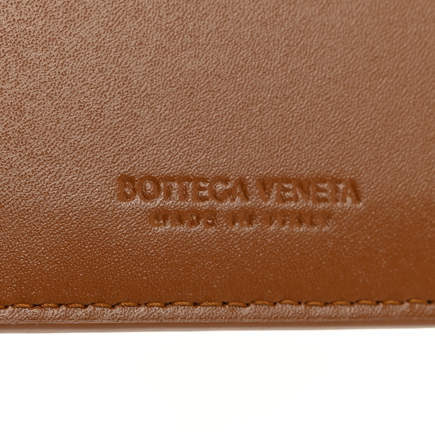 Nappa Intreccio Cassette Credit Card Holder Mud