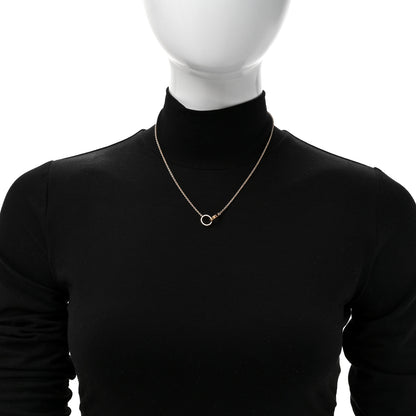 Cartier 18K Yellow Gold Interlocking LOVE Necklace 2 of 5