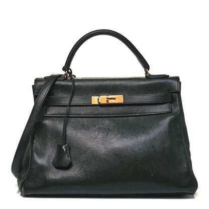 Hermes Gulliver Kelly Retourne 32 Vert Fonce 1 of 9
