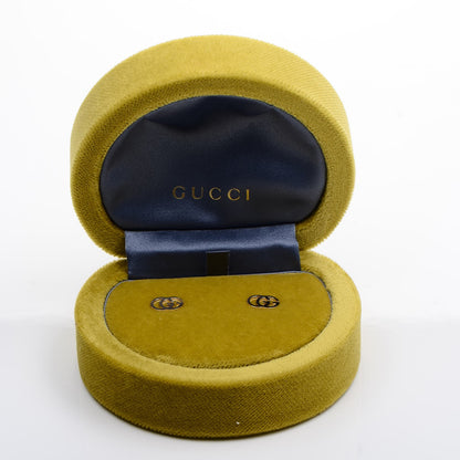 Gucci 18K Yellow Gold GG Tissue Stud Earrings 5 of 5