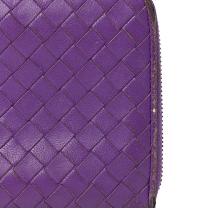 Bottega Veneta Nappa Intrecciato Wristlet Zip Wallet Byzantine 17 of 21