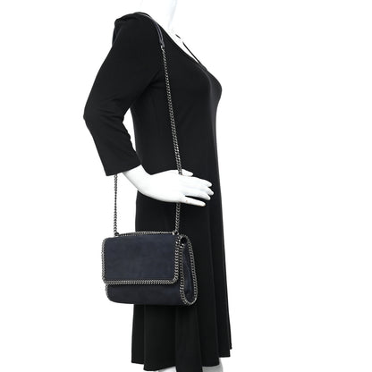 Stella McCartney Shaggy Deer Falabella Crossbody Bag Navy 2 of 10