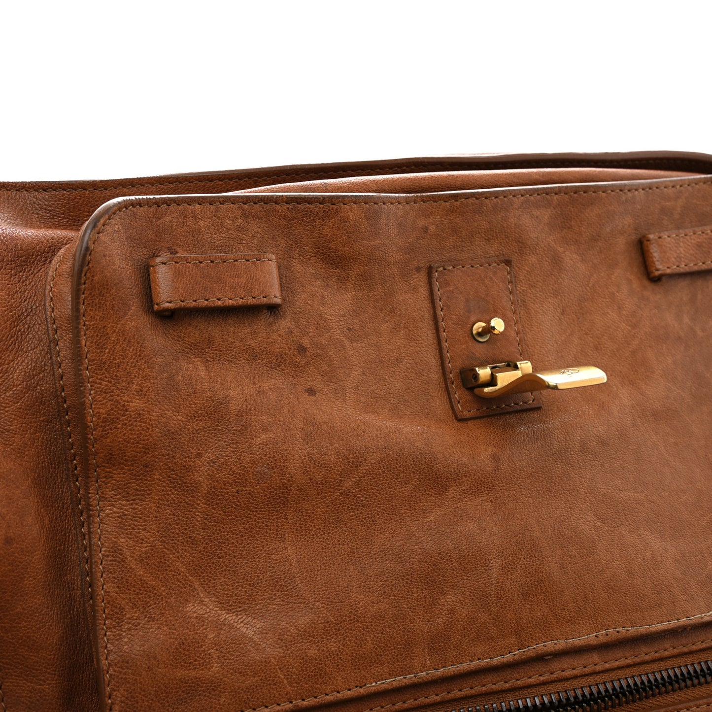 Lambskin Medium PS1 Satchel Saddle