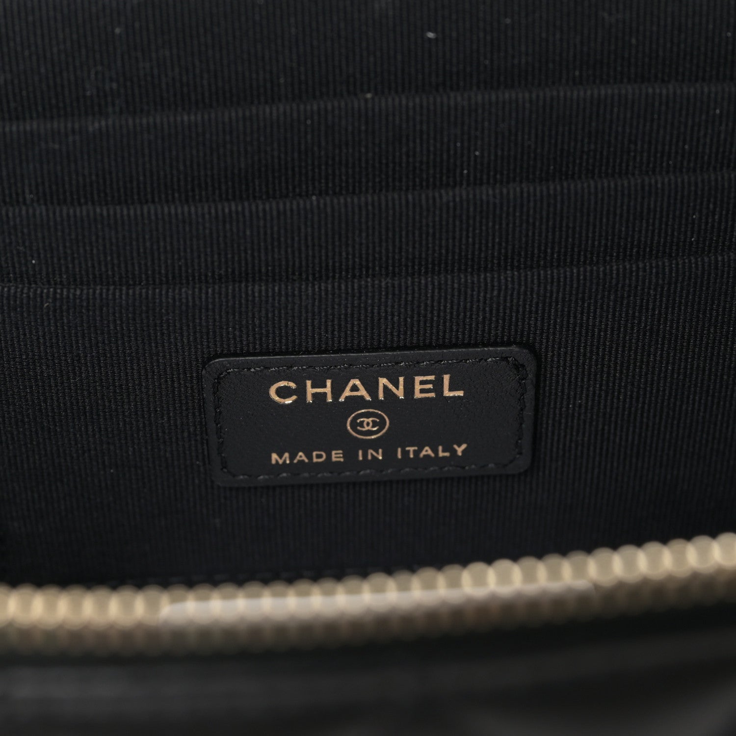Chanel Lambskin Quilted Small Top Handle Vanity Case With Chain Black 5 of 8